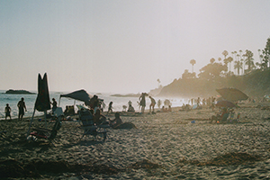 Plage de Laguna Beach, USA (Canon AE-1 - Argentique) - 2016