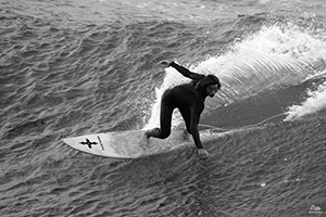 Surfeur  Santa Cruz, Californie USA - 2016