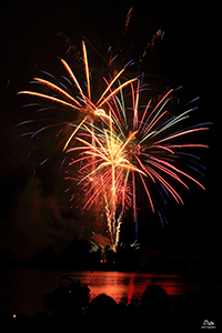 Feu Artifice 14 Juillet Montmerle Lyon